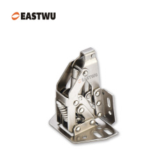 Nickel RV Soft Close Cupboard Door Hinge Cold-rolled Steel NO Drilling Opening Angle 90℃