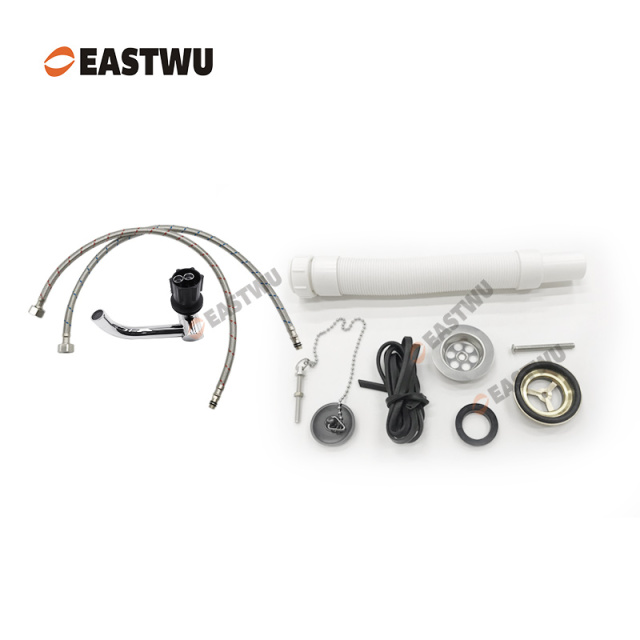 SUS304 Gray Stainless Steel Sink with Cover（Cut Out 400X330mm）Size 424X373X150mm