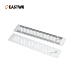 Silver Aluminum Alloy Cooling Outlet（Overall Length 150~600mm）Inner Length 118~568mm Cut Out 35X(120~570mm)