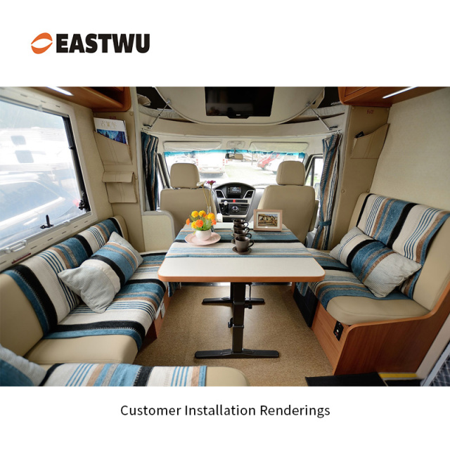 Matt Black Foldable Lift Table Frame Cold-rolled Steel（Raised Height 665mm）Fold Down Height 308mm