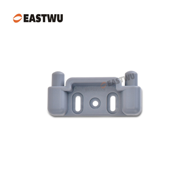 Gray Plastic Spring Striking Plate ABS Size 53X25mm