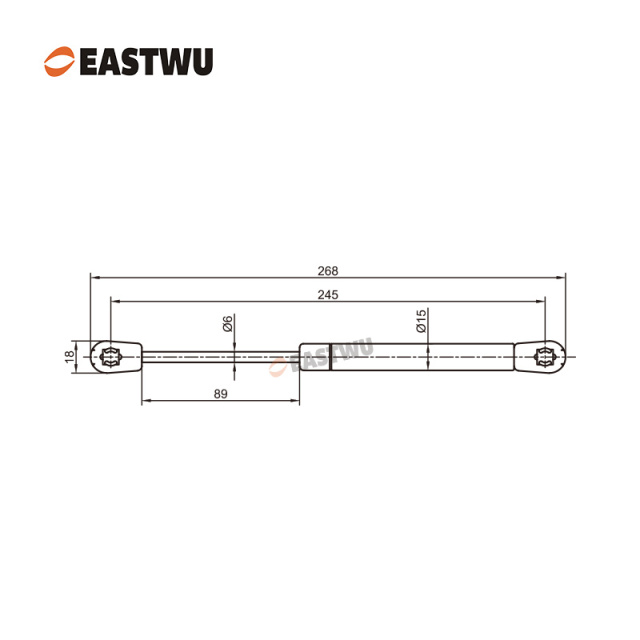 Caravan RV Motorhome Overhead Cupboard Gas Stay Struts 200mm 60N 40N