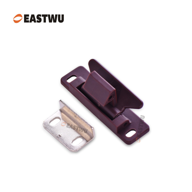 RV Caravan Camper Motorhome Overhead Cabinet Hidden Concealed Recessed Brown Lever Latches