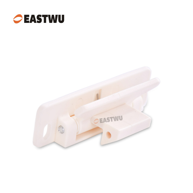 White Nylon Hidden Latch C.C.56mm Board Thickness10~25mm