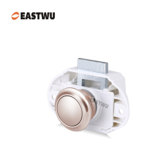 Peal Nickel RV Caravan Campervan Kitchen Cupboard Cabinet Drawer Hardware Pulls Knobs Handles Catches Keyless Large Push button Latch Lock Cut Out 26mm