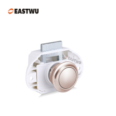 Peal Nickel RV Caravan Campervan Kitchen Cupboard Cabinet Drawer Hardware Pulls Knobs Handles Catches Keyless Large Push button Latch Lock Cut Out 26mm