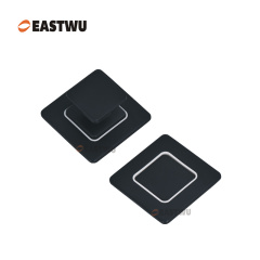 Matt Black Zinc Alloy Square Cupboard Door Nonnoise Push Lock