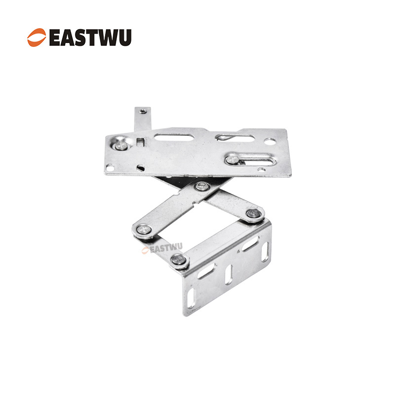 Nickel Soft Close RV Cupboard Door Hinge Cold-rolled Steel NO Drilling Opening Angle 45°