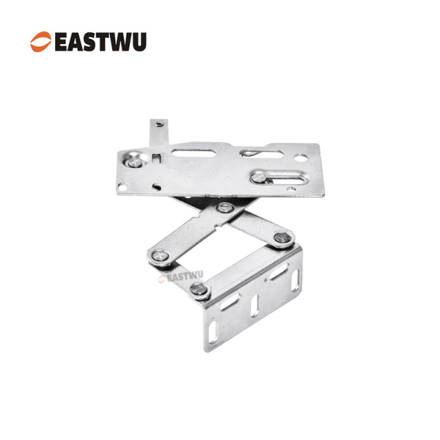 Nickel Soft Close RV Cupboard Door Hinge Cold-rolled Steel NO Drilling Opening Angle 45°