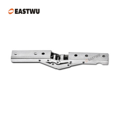 Nickel RV Cupboard Door Folding Hinge Cold-rolled Steel NO Drilling Opening Angle 90°