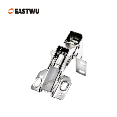 Nickel RV Cupboard Door Soft Close Hinge Cold-rolled Steel NO Drilling Opening Angle 90°