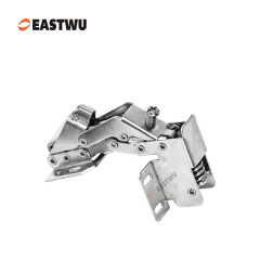 Nickel RV Cupboard Door Soft Close Hinge Cold-rolled Steel NO Drilling Opening Angle 90°