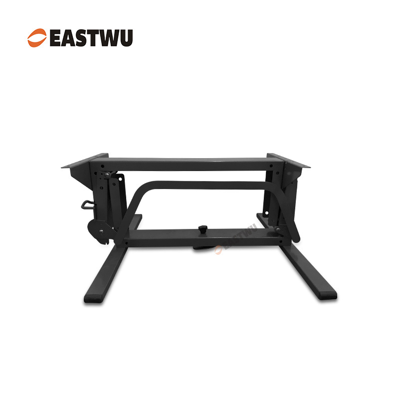 Matt Black Foldable Lift Table Frame Cold-rolled Steel（Raised Height 665mm）Fold Down Height 308mm