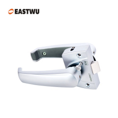 Pearl Chrome Caravan RV Motorhome Trailer Toilet room Washroom lock with 3 point locking Mechanism Lightweight Aluminum Alloy