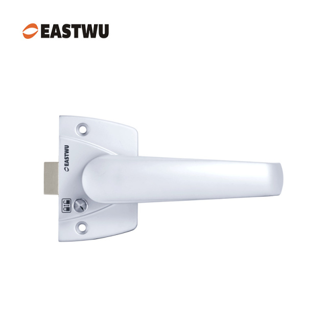 Pearl Chrome RV Toilet Door Lock & Caravan Boat Latch Handle – Durable Bathroom Door Lock, Premium RV Accessories Lightweight Aluminum Alloy