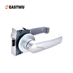 Pearl Chrome Caravan RV Motorhome Trailer Toilet room Washroom lock with 3 point locking Mechanism Lightweight Aluminum Alloy