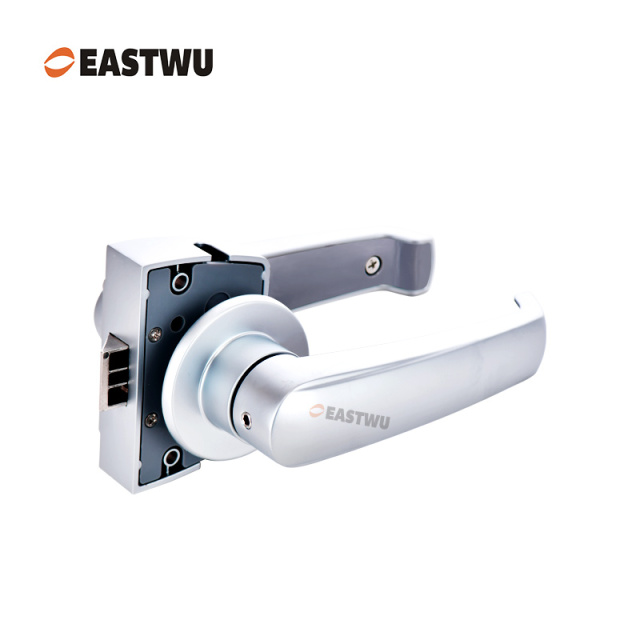 Pearl Chrome Caravan RV Motorhome Trailer Toilet room Washroom lock with 3 point locking Mechanism Lightweight Aluminum Alloy