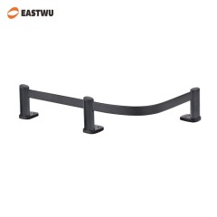 Matt Black Bendable Caravan Gallery Shelving Aluminum Track Rail System  Interior Accessories