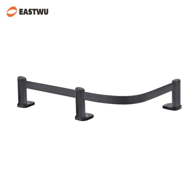 Matt Black Bendable Caravan Gallery Shelving Aluminum Track Rail System  Interior Accessories