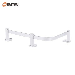 2025 New Chrome Caravan RV Motorhome Aluminum Bendable Flexible Gallery  Shelving  Storage Track Rail System Interior Accessories