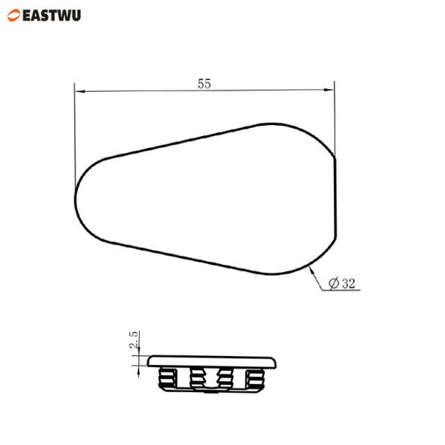 Caravan RV Motorhome Furniture Carcase Fastener Plastic Corner Bracket Connector with Cover