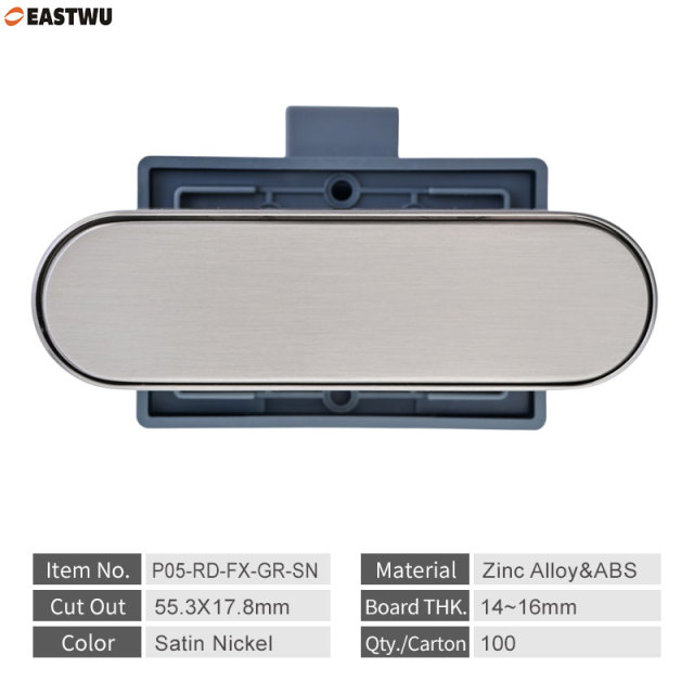 2025 New Arrival Caravan RV Interior Furniture Cupboard Drawer Matt Black Push Lock and Latches RV Accessories