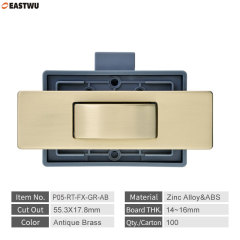 2025 New Antique Brass Caravan RV  Leisure Vehicles Interior Furniture Cupboard Drawer Rectangle Push Lock and Latches