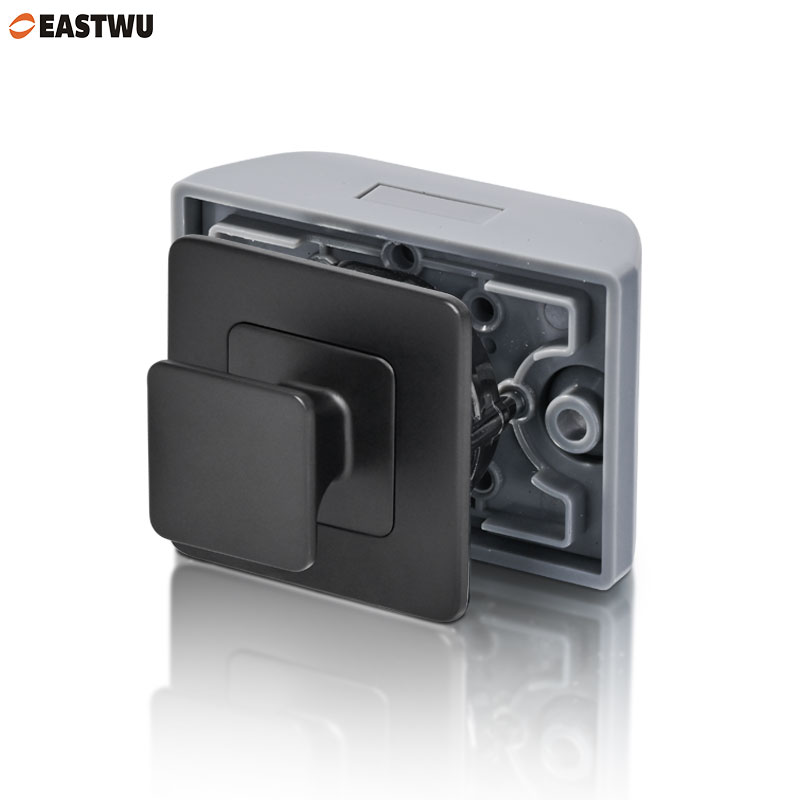 Matt Black Square Push Button Lock Latch for Caravan Motorhome Camper ...