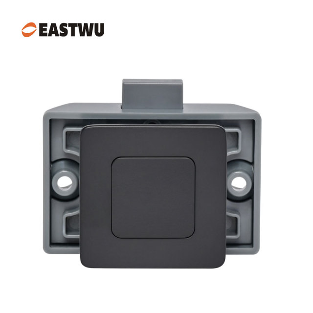 Matt Black Square Push Button Lock Latch for Caravan Motorhome Camper RV Van Furniture