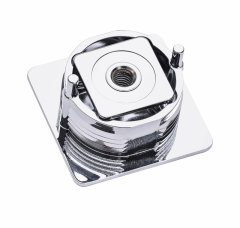 Chrome Plated Caravans RV Motorhomes  Furniture Cupboard Square Handles Push Latch