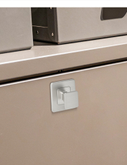 Caravans Motorhomes Camper Vans Furniture Cupboard Square Handles Push Latches Locks Satin Nickel