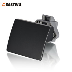 Matt Black Zinc Alloy Pull Type Cupboard Door Metal Handle Lock