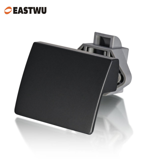 Matt Black Zinc Alloy Pull Type Cupboard Door Metal Handle Lock