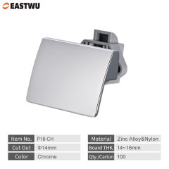 Chrome Zinc Alloy Pull Type Cupboard Door Metal Handle Lock