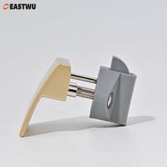 Caravan RV Pull Type Cupboard Door Metal Handle Lock and Latches Satin Brass