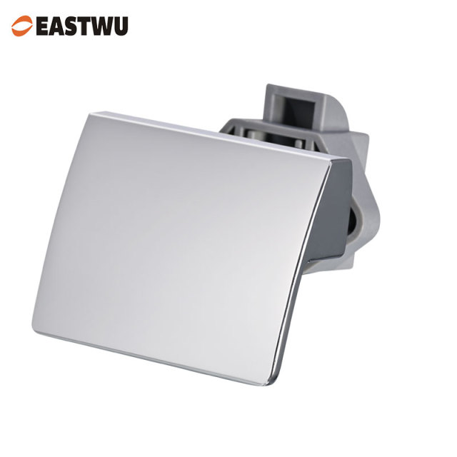 Chrome Zinc Alloy Pull Type Cupboard Door Metal Handle Lock