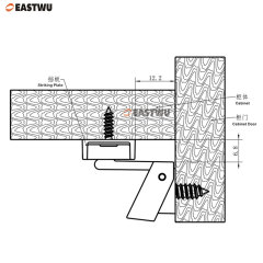 Hidden Caravan RV Motorhome overhead catches Handles and Latches – Lightweight, Durable, and Stylish Chrome Finish