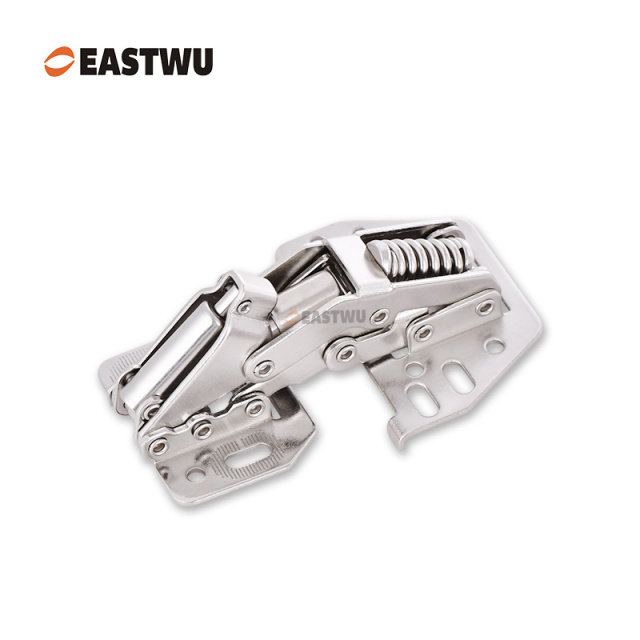 Soft Close Caravan RV Trailer Cabinet Cupboard Hinges Cold-rolled steel No Drilling Without cup Opening Angle 90°