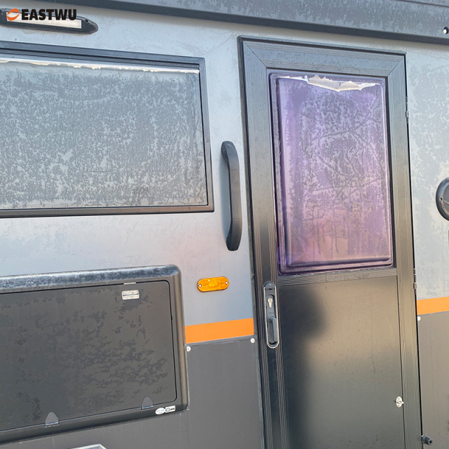 Premium Caravan RV Grab Rail Handles with LED Light Matt Black   Suitable for both exterior and interior