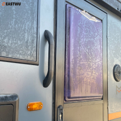 Premium Caravan RV Grab Rail Handles with LED Light Matt Black   Suitable for both exterior and interior