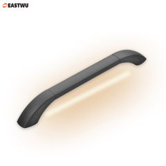 Premium Caravan RV Grab Rail Handles with LED Light Matt Black   Suitable for both exterior and interior