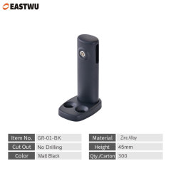 Matt Black Bendable Caravan Gallery Shelving Aluminum Track Rail System  Interior Accessories