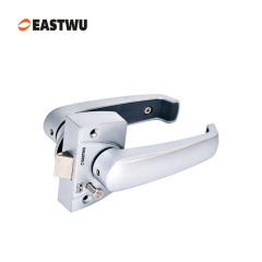 Pearl Chrome RV Toilet Door Lock & Caravan Boat Latch Handle – Durable Bathroom Door Lock, Premium RV Accessories Lightweight Aluminum Alloy