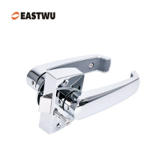 Chrome Caravan RV Camper Motorhome Toilet Washroom Door Handles Locks - Lightweight Aluminum Alloy, Durable & Secure