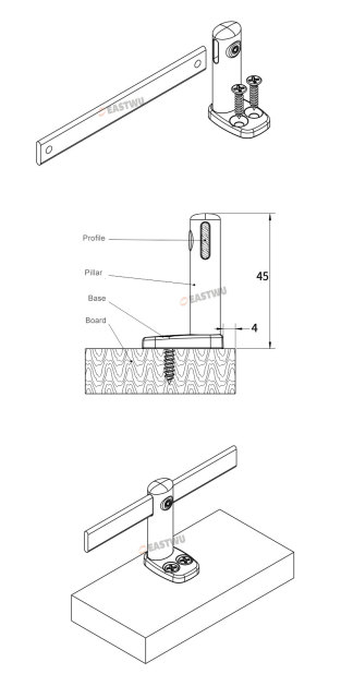 2025 New Matt Black Flexible Aluminum Caravan Gallery Rail System – Easy Installation & Sleek Design High Quality