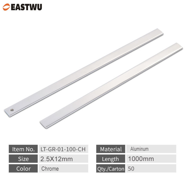 Chrome Flexible Aluminum Caravan RV Gallery Rail System – Easy Installation & Sleek Design