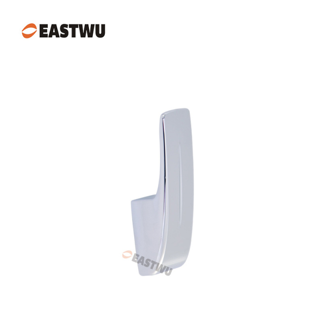 Caravan RV Motorhome Single Coat hooks metal chrome plated square, not foldable