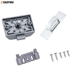 Chrome Flush Mount Cabinet Lock Plated for caravan motorhome