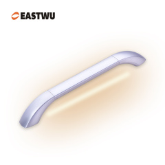 Lightweight Full Metal Caravan Motorhome Exterior LED Grab Rail Entry Door Handles Pearl Chrome Plated High Quality