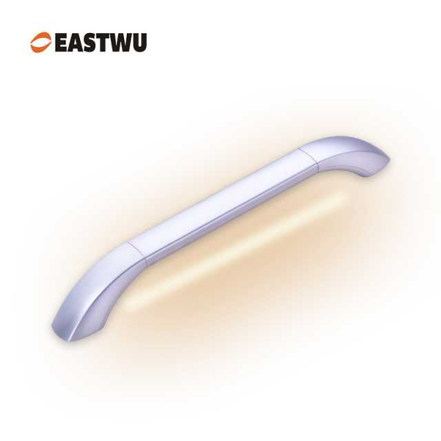 Lightweight Full Metal Caravan Motorhome Exterior LED Grab Rail Entry Door Handles Pearl Chrome Plated High Quality